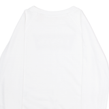 LEVI'S Womens Sweatshirt White Crew Neck S