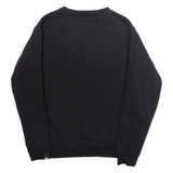 ELLESSE Womens Sweatshirt Black Crew Neck UK 10