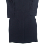 HOBBS LONDON Womens Fit & Flare Dress Blue Knee Length UK 6