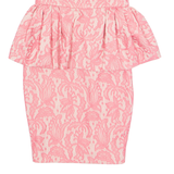 ZARA Womens Mini Dress Pink Floral Sleeveless Short XS