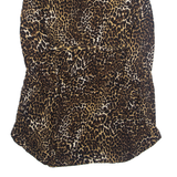 ZARA Womens A-Line Dress Brown Animal Print Long Sleeve Hi-Low S