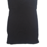 CALVIN KLEIN Womens Tank Dress Black Sleeveless Short XL