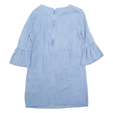 ZARA Womens Shift Dress Blue Knee Length S