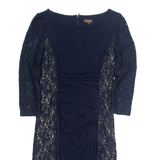 PHASE EIGHT Womens Bodycon Dress Blue Midi UK 14