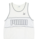 PUMA Womens Tank Dress Cream Sleeveless Knee Length S