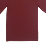 ZARA Womens Shift Dress Maroon Short Sleeve Knee Length M