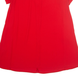 PHASE EIGHT Womens A-Line Dress Red Short Sleeve Knee Length UK 16