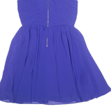 ARMANI EXCHANGE Womens Fit & Flare Dress Blue Sleeveless Knee Length UK 8