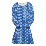 BODEN Womens Day Dress Blue Floral Midi UK 14