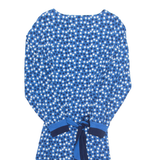 BODEN Womens Day Dress Blue Floral Midi UK 14