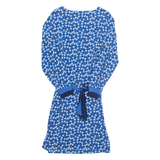 BODEN Womens Day Dress Blue Floral Midi UK 14
