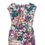 PHASE EIGHT Womens Bodycon Dress Purple Floral Sleeveless Knee Length UK 12