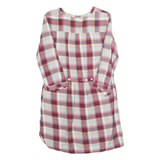 FAT FACE Womens Shirt Dress Red Plaid Knee Length UK 10