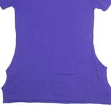 ZARA Womens T-Shirt Dress Blue Short Sleeve Knee Length S