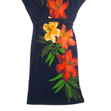 PHASE EIGHT Womens Fit & Flare Dress Blue Floral Short Sleeve Midi UK 10