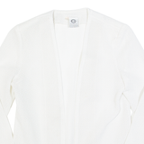 C&A Open Womens Blouse White Long Sleeve S