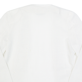 C&A Open Womens Blouse White Long Sleeve S