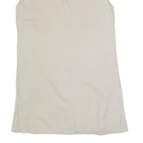 TOGETHER Womens Top Beige Collared Sleeveless UK 8