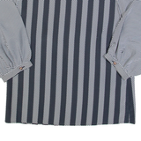 SOMMERMANN Womens Printed Blouse Black 3/4 Sleeve Striped S