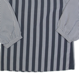 SOMMERMANN Womens Printed Blouse Black 3/4 Sleeve Striped S