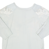 Womens Top Grey 3/4 Sleeve M