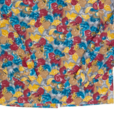 CLASSIC COLLECTION Womens Printed Shirt Red Collared 90s Floral L
