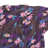 YESSICA Womens Printed Blouse Brown Collared Floral L
