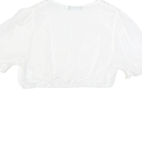 COUNTRY LINE Cropped Womens Blouse White L