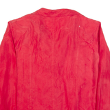 KINGFIELD Womens Shirt Red Collared Long Sleeve L