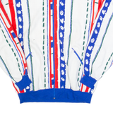 TRIUMPH Womens Shirt White Long Sleeve Crazy Pattern S