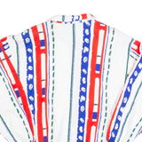 TRIUMPH Womens Shirt White Long Sleeve Crazy Pattern S