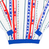 TRIUMPH Womens Shirt White Long Sleeve Crazy Pattern S