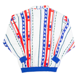 TRIUMPH Womens Shirt White Long Sleeve Crazy Pattern S