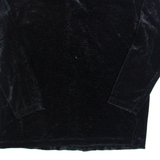 BENTLEY Womens Shirt Black Collared Long Sleeve S