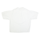 BLUES NIGHT Womens Shirt White Collared 90s M