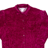 GERTRUDE DAVENPORT Womens Shirt Red Collared Long Sleeve M