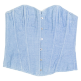 Womens Top Blue Strapless S