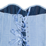 Womens Top Blue Strapless S