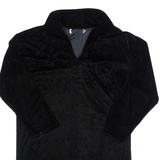 Womens Shirt Black Collared Long Sleeve 90s M