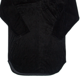 Womens Shirt Black Collared Long Sleeve 90s M