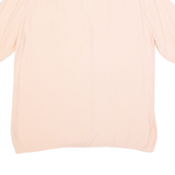 JULIETTA Womens Shirt Pink Collared 90s Viscose M