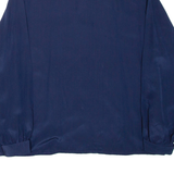 Womens Shirt Blue Collared Long Sleeve M