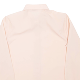 Womens Shirt Pink Collared Long Sleeve S
