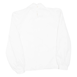 Womens Shirt White High Neck Long Sleeve L