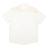 JOBIS Womens Shirt White Collared L