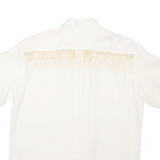 JOBIS Womens Shirt White Collared L