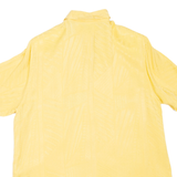 Womens Shirt Yellow Collared Striped UK 18