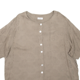 SPENGLER Womens Top Brown Paisley L