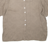 SPENGLER Womens Top Brown Paisley L