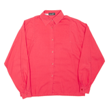 LAVELLI Womens Shirt Red Collared Long Sleeve M